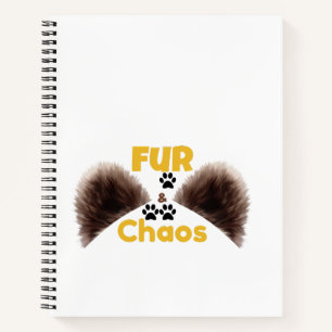 Fur & Chaos Mooie Huisdier Liefhebber Notitieboek