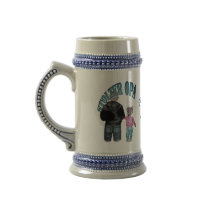 Für den stolzen Opa Motiv Opa mit Enkelin Bierkrug