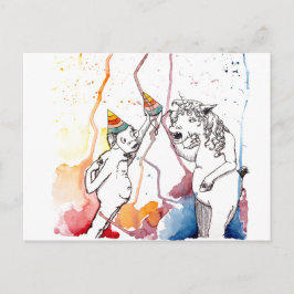 Für Einhörner und Einhorn Fans Briefkaart