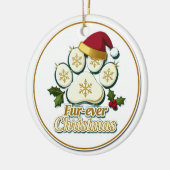 Fur-ever Christmas Paw Print Ornament (Links)