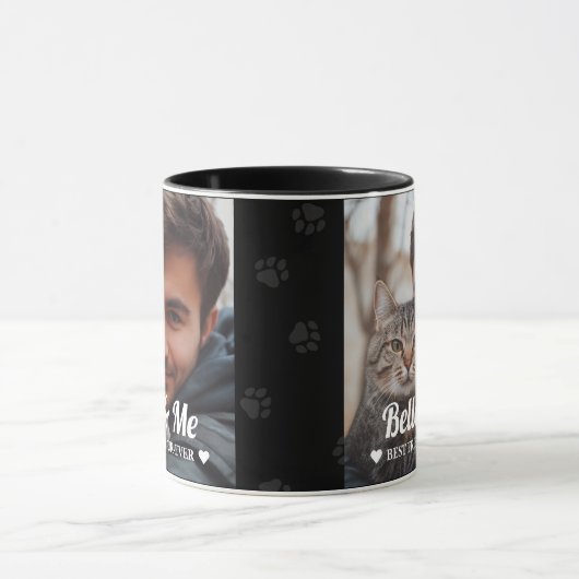 Fur ever Love Photo Chien ou Mug Amoureux des chat (Centre)