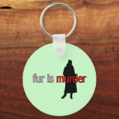 Fur is Murder Sleutelhanger (Voorkant)