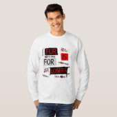 Fur is voor verliezers t-shirt (Voorkant volledig)