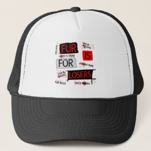 Fur is voor verliezers trucker pet