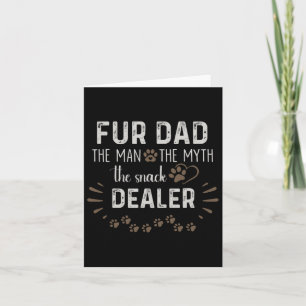 Fur Papa De Man De Mythe De Snack Dealer Hond Vade Kaart
