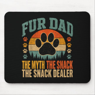 Fur Papa De Mythe De Snack Er Grappige Hond Poot Muismat