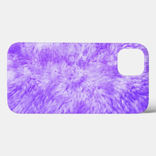Fur pourpre Coque-Mate coque iphone (Verso (horizontal))