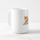 Fur real fabulous fox mug koffiemok (Voorkant links)