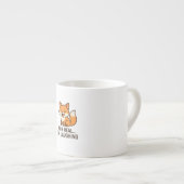 Fur real iam laughing-  fox mug espresso kop (Voorkant rechts)