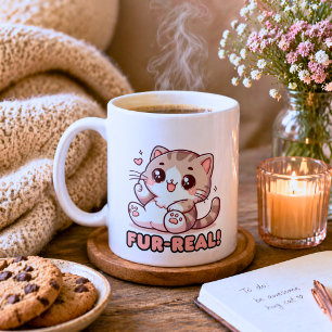 Fur-Real Kawaii Kitten  Koffiemok