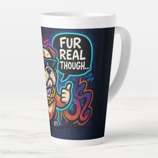 Fur Real Though Latte Mok (Rechterhoek)
