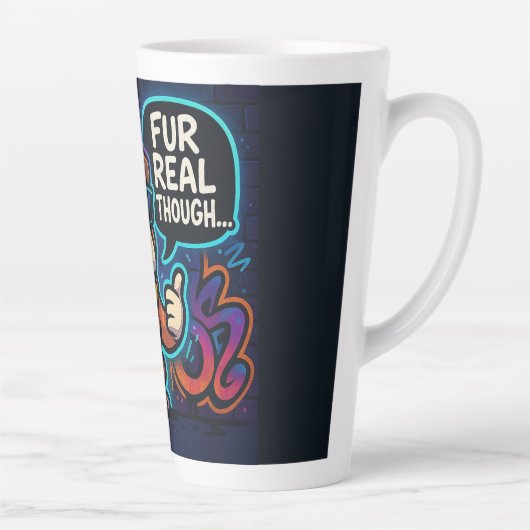 Fur Real Though Latte Mok (Rechts)