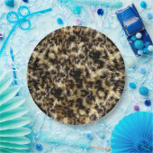 Fur Spirit Design Texture Papieren Bordje (Feest)