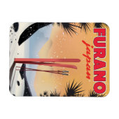 Furano Japanse reisposter. Magneet (Horizontaal)