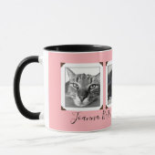 Furbaby Mom Three Pet Photos cadeau Mug (Gauche)