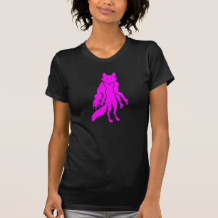 FURBIDDEN FOX HOTPNK VROUWEN MET BLK TANK stoppen 