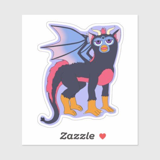 Furby Dragon Sticker (Vel)