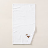 Furet Design Monogrammé (Serviette à main)