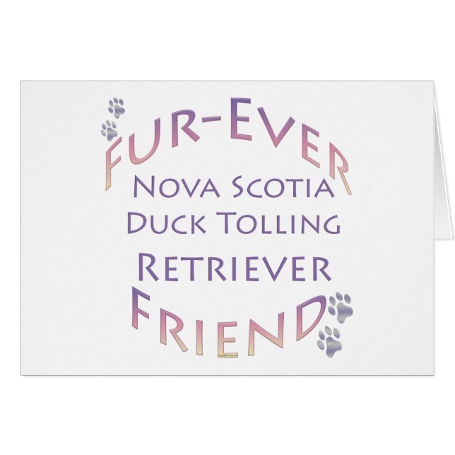 Furever à canard de la Nouvelle-Écosse (Devant horizontal)