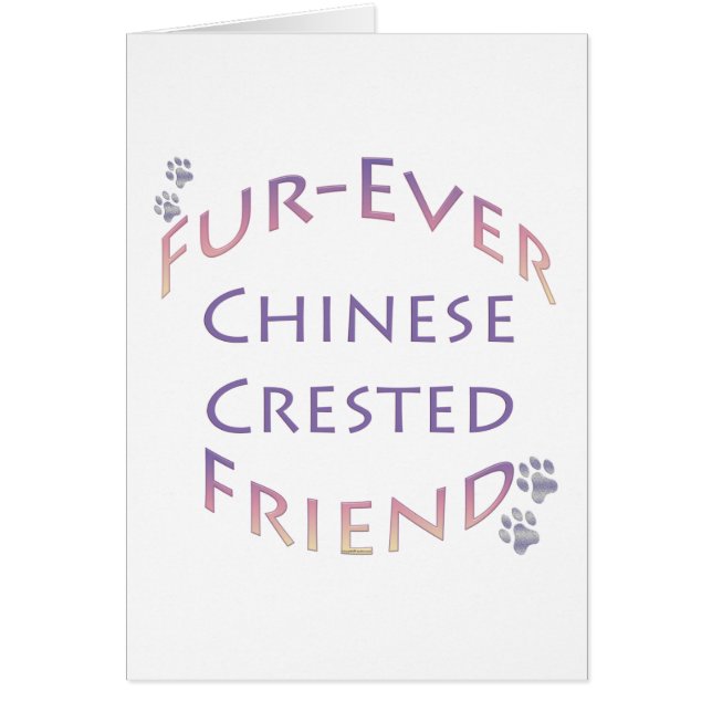 Furever à cris chinois (Devant)