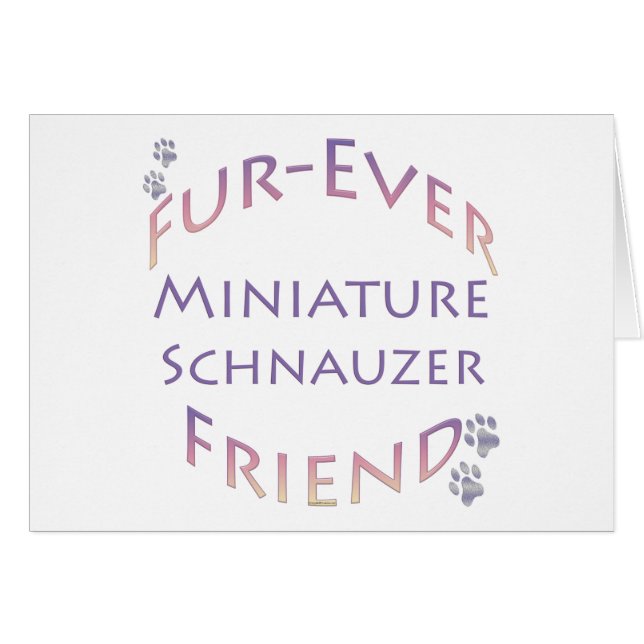 Furever de Schnauzer miniature (Devant horizontal)