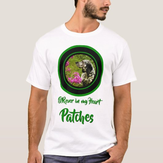 FURever in Mijn Hart Pet Memorial Sjabloon 2 T-shirt (Voorkant)