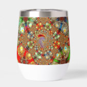 "Furie de kaléidoscope" (33 cl) Tumbler sans pied (Arrière)