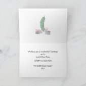 Furieux amis éditable carte de Noël (Intérieur)