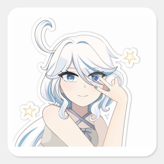 Furina Genshin Impact Sticker (Voorkant)