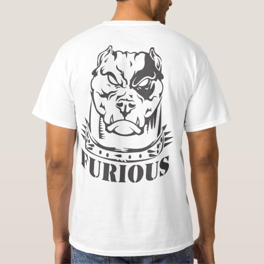 Furious Dog Graphic T-shirt (Achterkant)