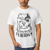 Furious Dog Graphic T-shirt (Voorkant)
