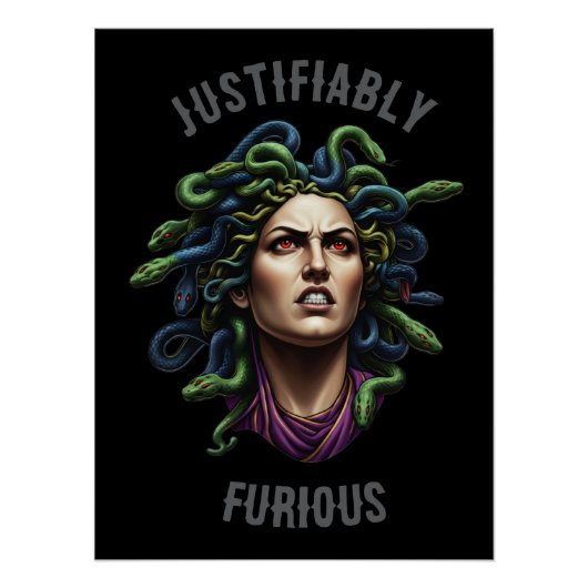Furious Medusa Perfect Poster (Voorkant)