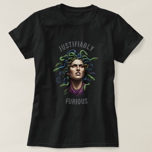 Furious Medusa T-shirt (Design voorkant)