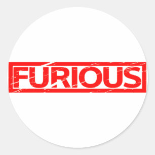 Furious Stamp Ronde Sticker