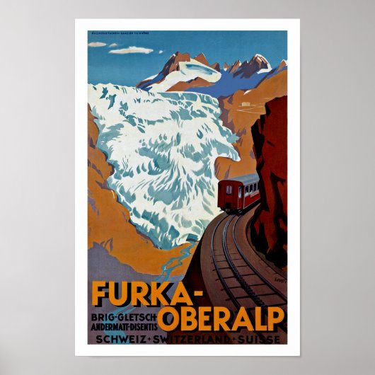 Furka-Oberalp Poster (Voorkant)
