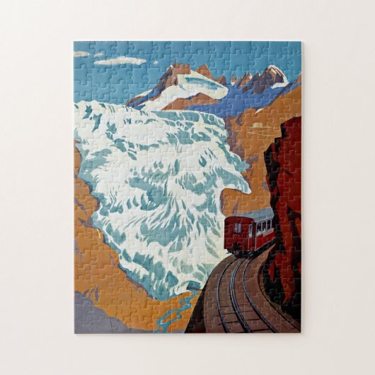 Furka-Oberalp Zwitserland Legpuzzel (Verticaal)