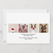 Furlalala Chien Noël 5 Carte photo (Dos)