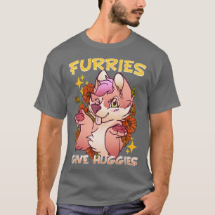 Furries geven Huggies I Fandom I Cosplay 1 T-shirt