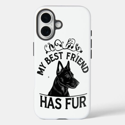 Furry beste vriend Case-Mate iPhone case (Achterkant)