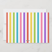 Furry & Bright Cat foto Feestdagenkaart (Achterkant)