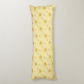 Furry Brown Bunnies Among Daffodils Lichaamskussen (Achterkant (Verticaal))