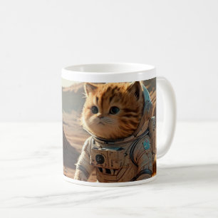 Furry Chubby Little Garfield Cub sur Mars Mug