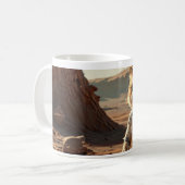 Furry Chubby Little Garfield Cub sur Mars Mug (Devant gauche)