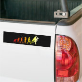 Furry-evolutie Bumpersticker (Op Truck)