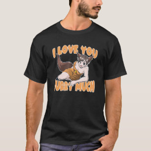 Furry Fandom Fox Cosplay-Gezegde T-shirt