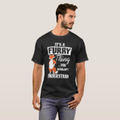 Furry Fandom Furries Cute Animal Cosplay Costuum T-shirt (Voorkant volledig)