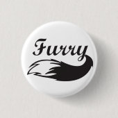 Furry Fandom Ronde Button 3,2 Cm (Voorkant)