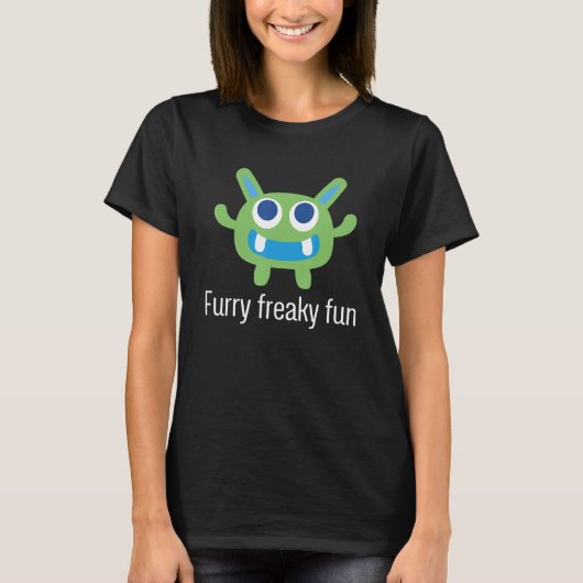 Furry freaky fun t-shirt (Voorkant)