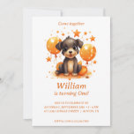 Furry Friend Love : Invitation de fête d'anniversa<br><div class="desc">Transformez la journée spéciale de votre enfant en une aventure à la queue avec ces invitations d'anniversaire délicieuses avec un mignon chiot en mode fête. La célébration de votre petit homme promet d'être un succès hurlant, et ces invitations sont la façon parfaite de mettre l'humeur. L'adorable design apportera des sourires...</div>