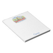 Furry Friends Canoe Note Pad Notitieblok (Schuin)